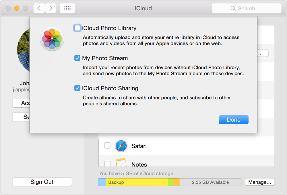 how to access photos on mac for upload